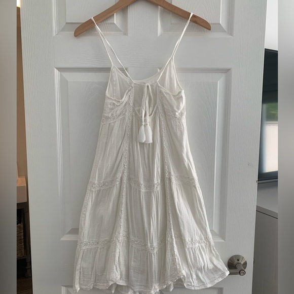 Lucky Brand Lace Tiered Mini Dress - Picture 6 of 7